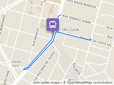 Mapa da parada