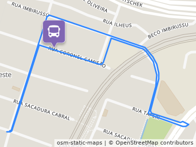 Mapa da parada
