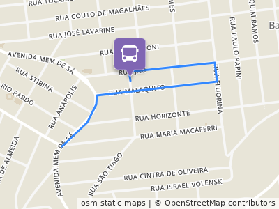 Mapa da parada