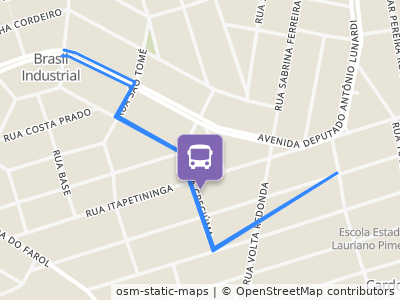Mapa da parada