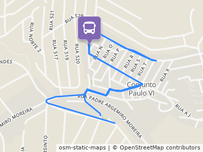 Mapa da parada
