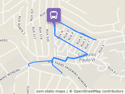 Mapa da parada