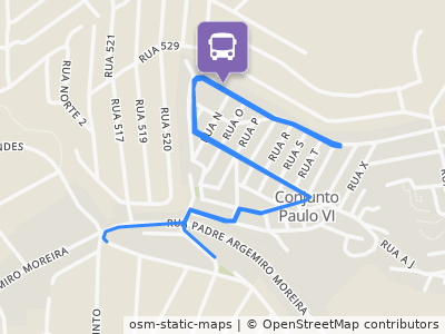 Mapa da parada