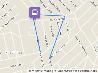 Mapa da parada