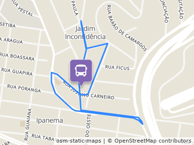 Mapa da parada