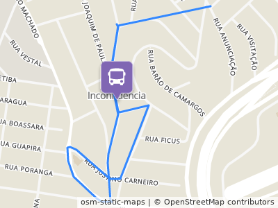 Mapa da parada