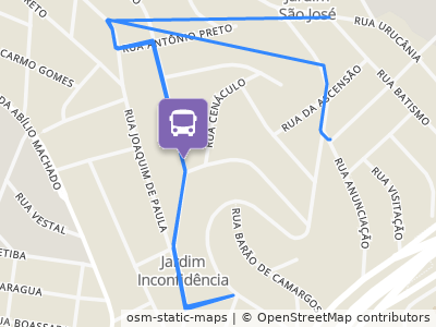 Mapa da parada
