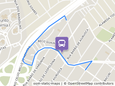 Mapa da parada