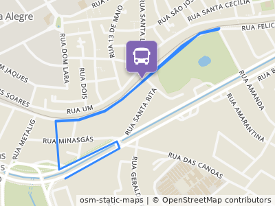 Mapa da parada