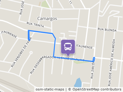 Mapa da parada