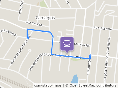 Mapa da parada