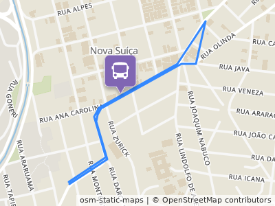 Mapa da parada