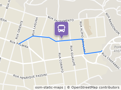 Mapa da parada