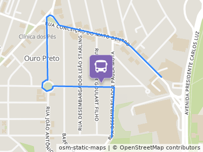 Mapa da parada