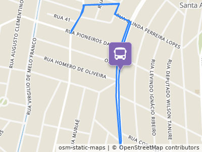 Mapa da parada
