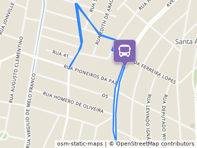 Mapa da parada