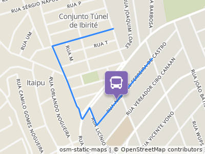 Mapa da parada