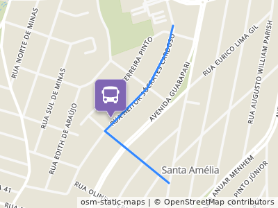 Mapa da parada
