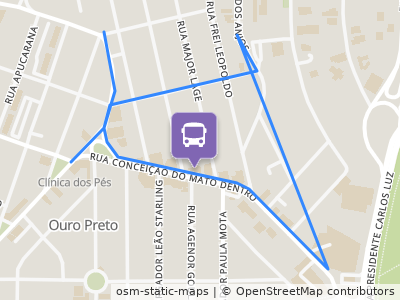 Mapa da parada
