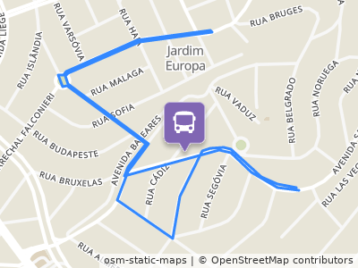Mapa da parada