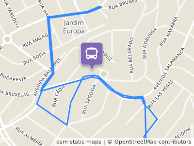 Mapa da parada