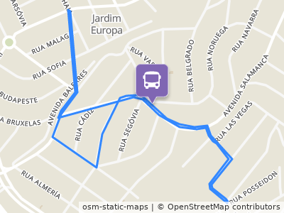 Mapa da parada