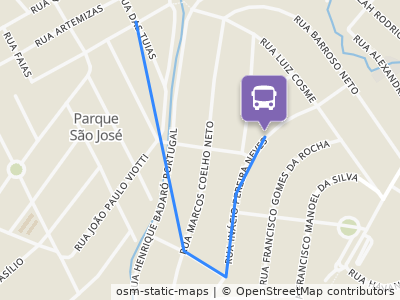 Mapa da parada