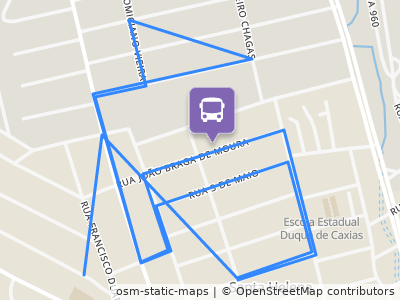 Mapa da parada