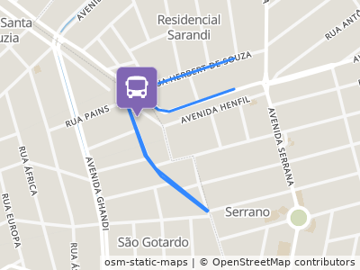 Mapa da parada