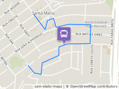 Mapa da parada