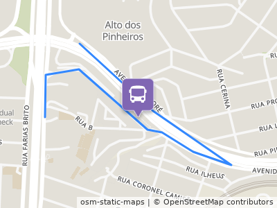 Mapa da parada