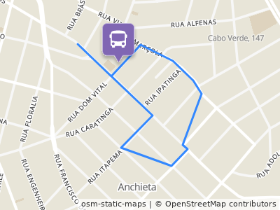 Mapa da parada
