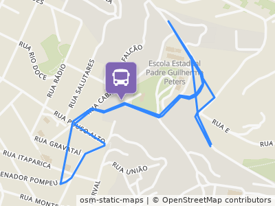 Mapa da parada
