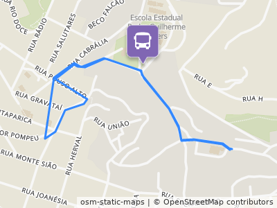 Mapa da parada