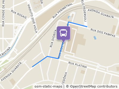 Mapa da parada