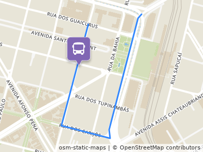 Mapa da parada