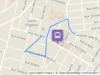 Mapa da parada