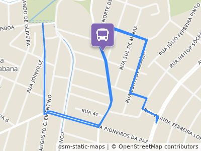 Mapa da parada