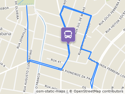 Mapa da parada