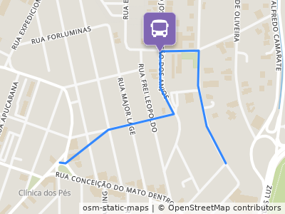 Mapa da parada