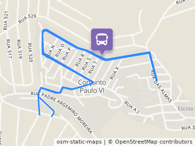 Mapa da parada