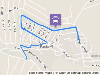 Mapa da parada
