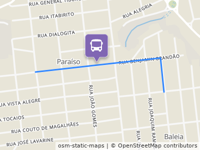 Mapa da parada