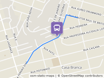 Mapa da parada