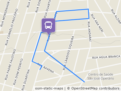 Mapa da parada