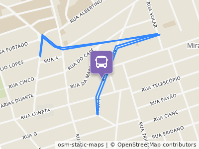 Mapa da parada
