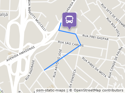 Mapa da parada