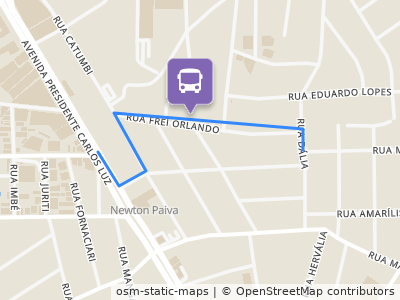 Mapa da parada