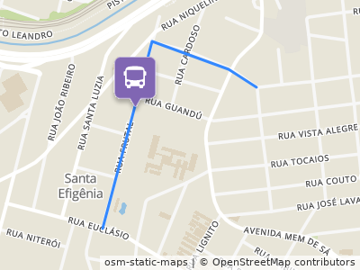 Mapa da parada