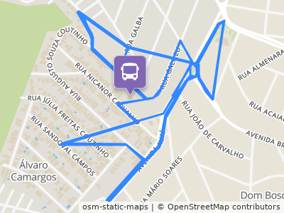 Mapa da parada